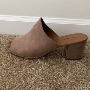Open toe heel